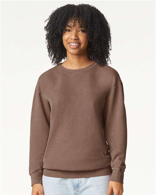 Unisex Garment-Dyed Lightweight Fleece Crewneck Sweatshirt
